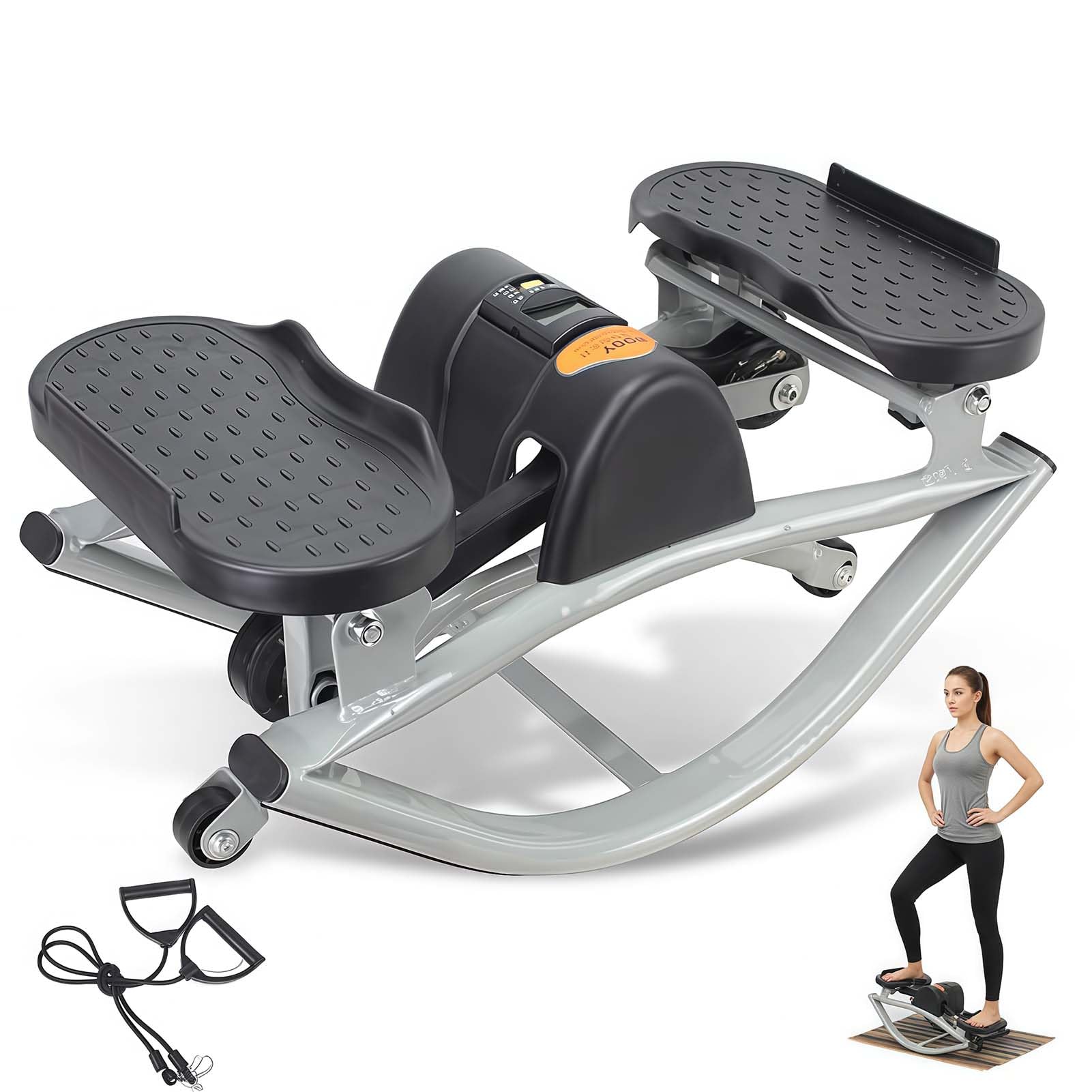 Machine à pas d'un côté à l'autre pour tonifier les jambes et abdos