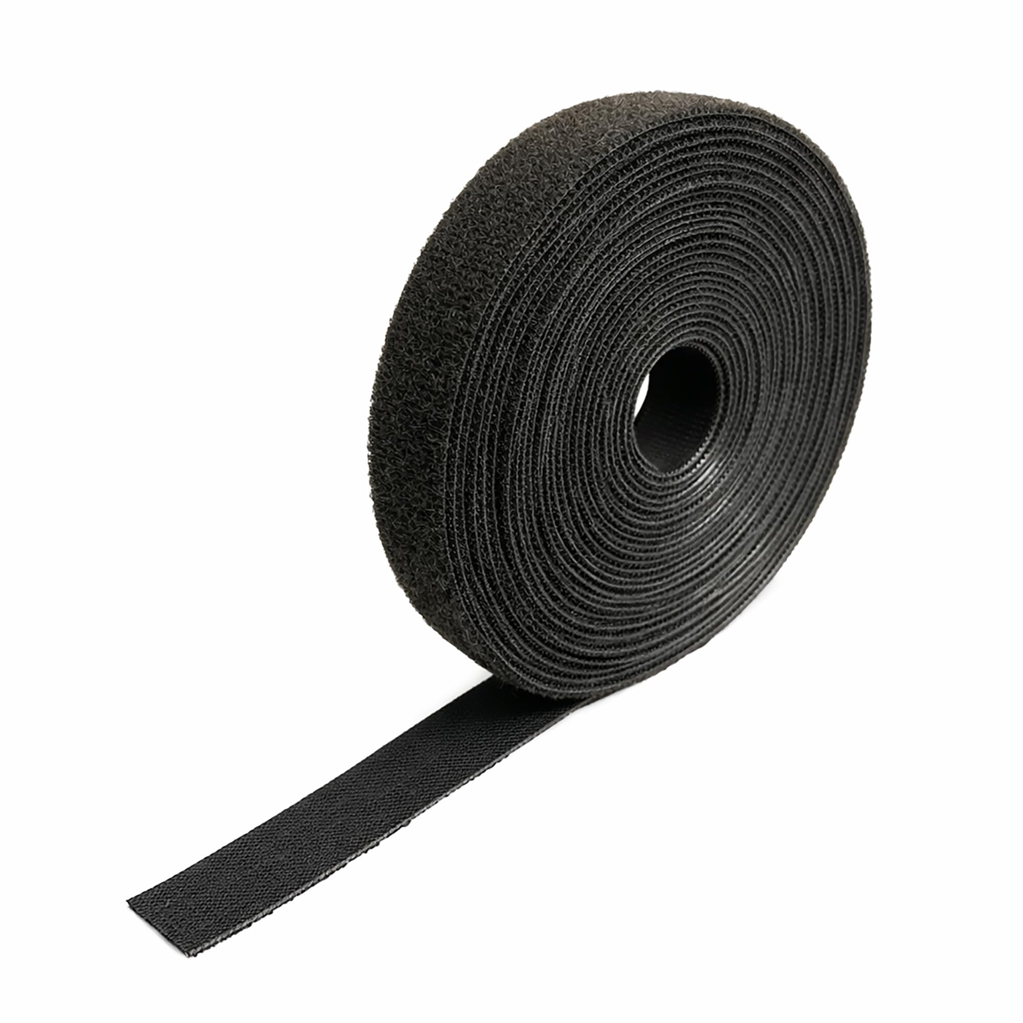 VELCRO® Brand ONE-WRAP® Back-to-Back Tape Roll, Black Reusable Self-Gripping Wrap for Cable Management & Bundling, 25mm Standard, 50mm Heavy Duty, 107mm Extra-Wide Heavy Duty (25MMX10M)