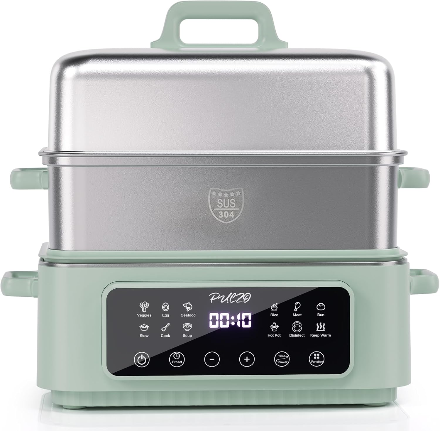 PULZO 18QT Electric Food Steamer