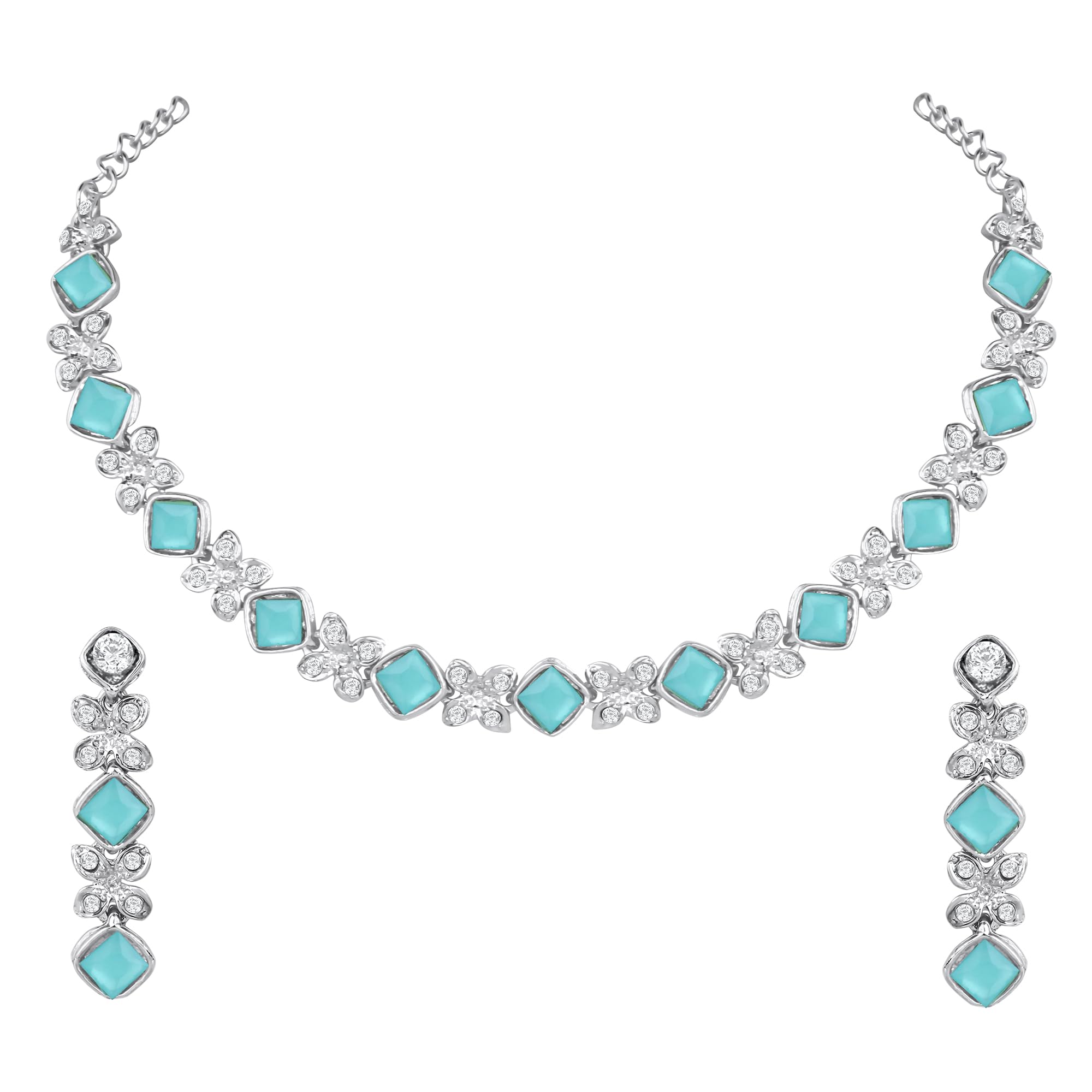 See full amazon price history chart for Atasi International Silver Plated Blue Crystals AD Diamond Style Delicate Necklace Jewellery Set for Women & GIrls (RMB1744) Atasi International Silver Plated Blue Crystals AD Diamond Style Delicate Necklace Jewellery Set for Women & GIrls (RMB1744) (B0D2L1M1PW) Amazon Price History, Amazon Price Tracker