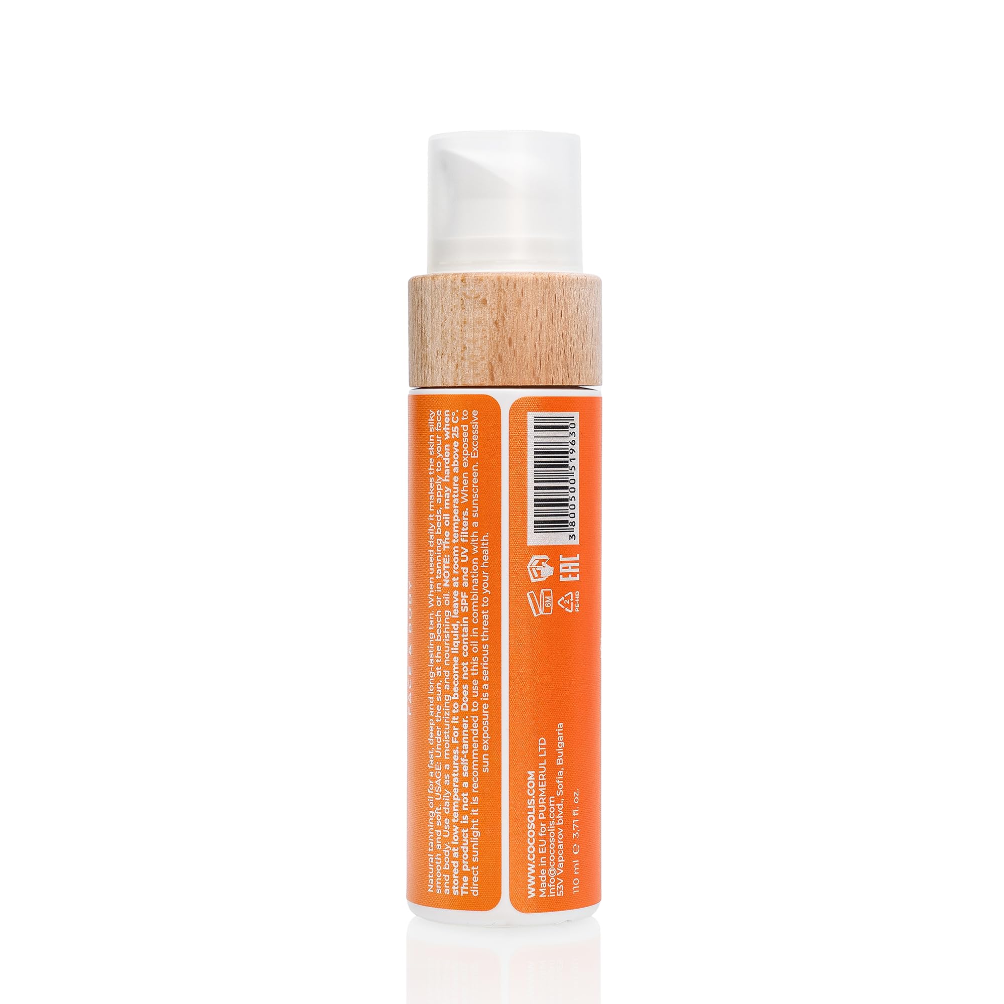 COCOSOLIS Mango - Acelerador Bronceado, Loción Bio Oil para un bronceado natural – Bronceadores Solares y Crema hidratante - Aroma tropical - 110 ml