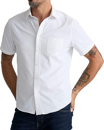 UNTUCKit Short Sleeve Performance Solid Shirts for Men