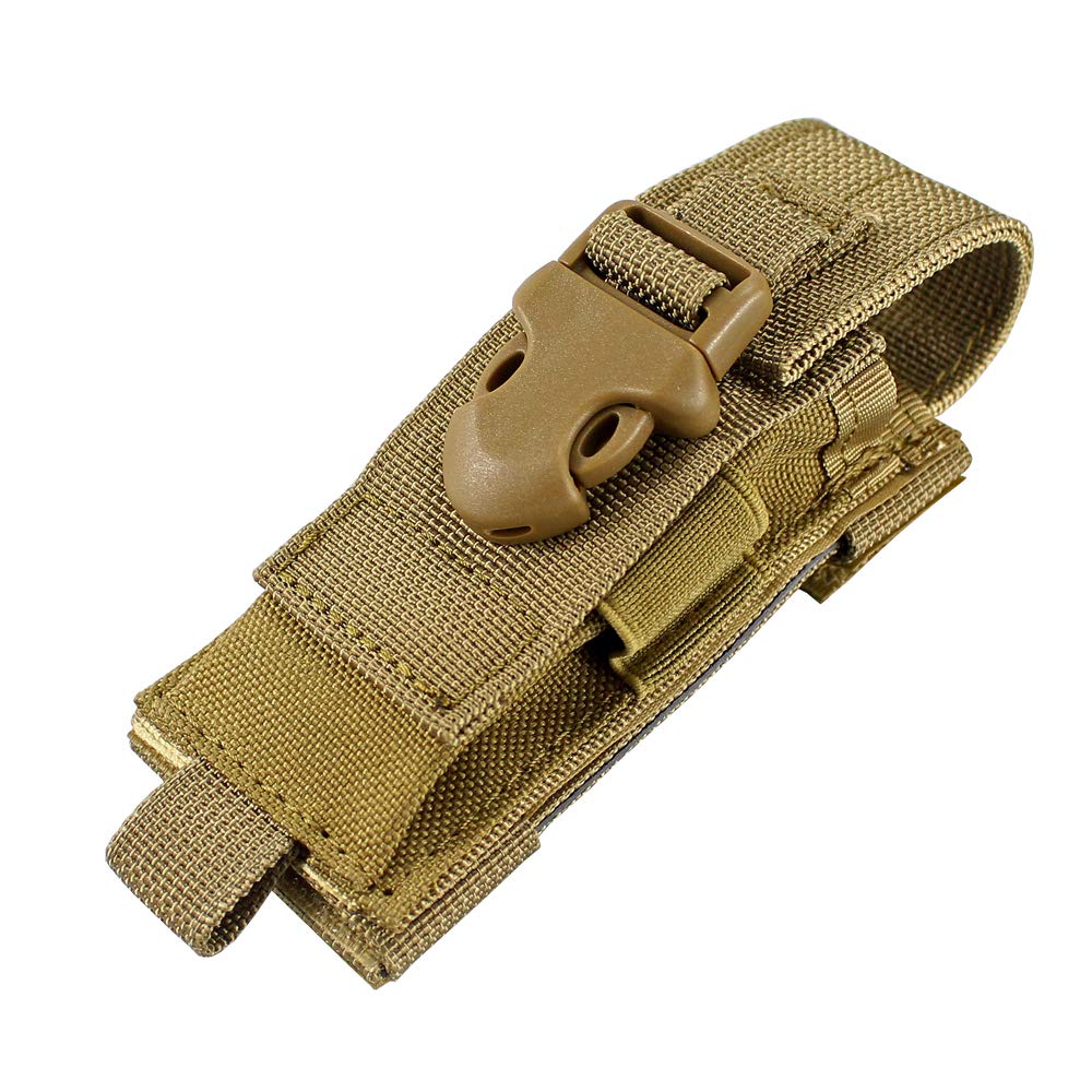 Depring Tactical Single Sheath Holster Utility Tool Holder Case Horizontal Vertical Pistol Mag Pouch