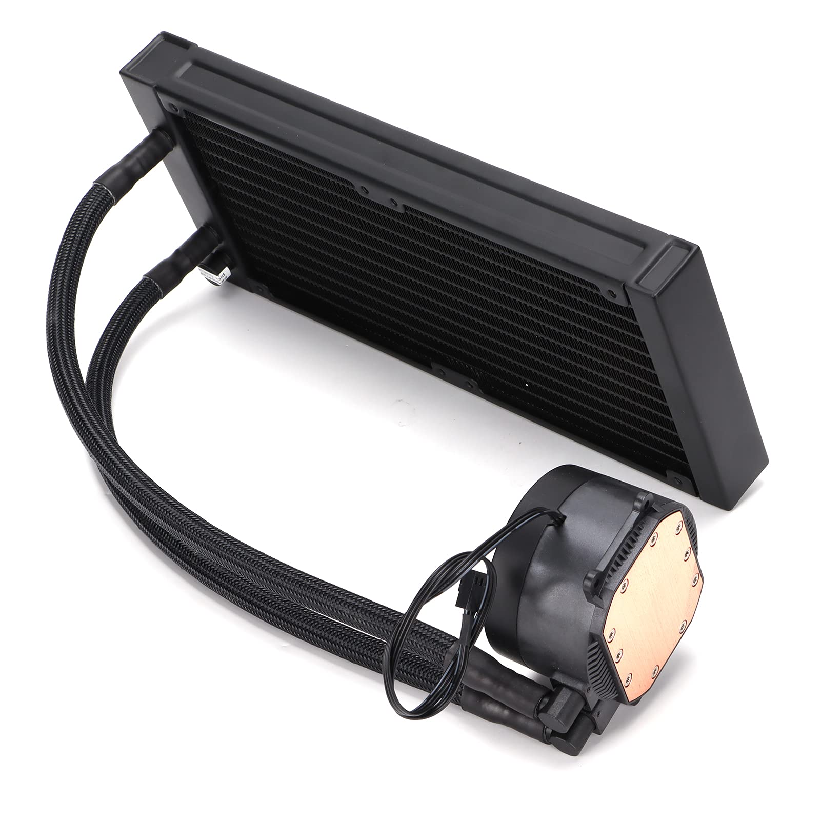 Enfriador de CPU Disipación de Calor Eficiente Radiador Refrigerado por Agua RGB de bajo Ruido para Entusiastas de las Computadoras y Jugadores