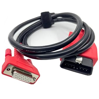 OBD2 Diagnostic Testing Cable Replacement for Autel MaxiSys MS908P Main Test 16 Pin 3 Rows OBD2 Main Test