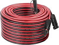 Vista 14 de Cable Adaptador de Panel Solar a SAE - Cable de Extensión Solar de 8 pies 10AWG para Kit de Cargador de Batería de Panel Solar RV Caravana