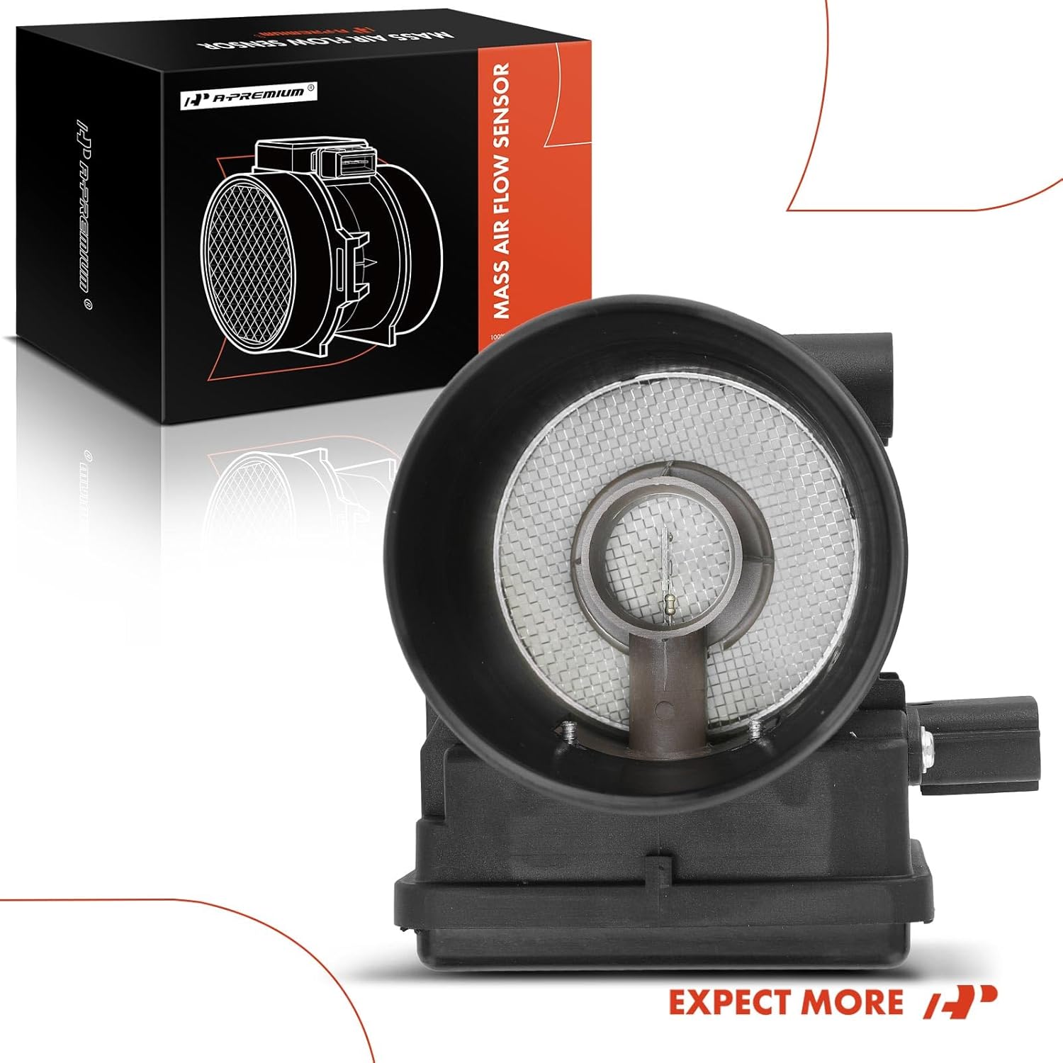 A-Premium Mass Air Flow Sensor Meter [3-Pins] Compatible with Mazda MX-6 1995-1997, 626 1995-1997, 2.0L 2.5L, Replace for# E5T51071