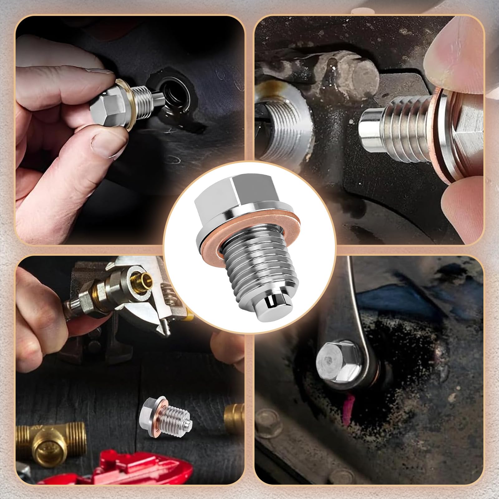 Dorman 090-936CD Bouchon De Vidange D'huile Magnétique M12-1,75, Taille