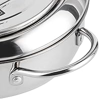 Vista 8 de Freidora olla freidora japonesa mini olla de acero inoxidable Olla de temperatura controlada Tempura Sartén Termómetro Cocina de inducción Ollas