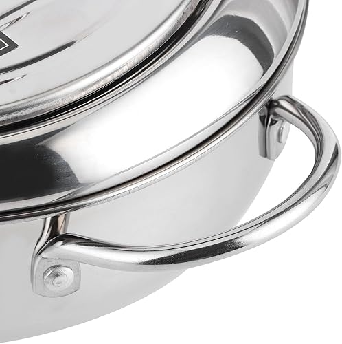 Miniatura 8 de Freidora olla freidora japonesa mini olla de acero inoxidable Olla de temperatura controlada Tempura Sartén Termómetro Cocina de inducción Ollas