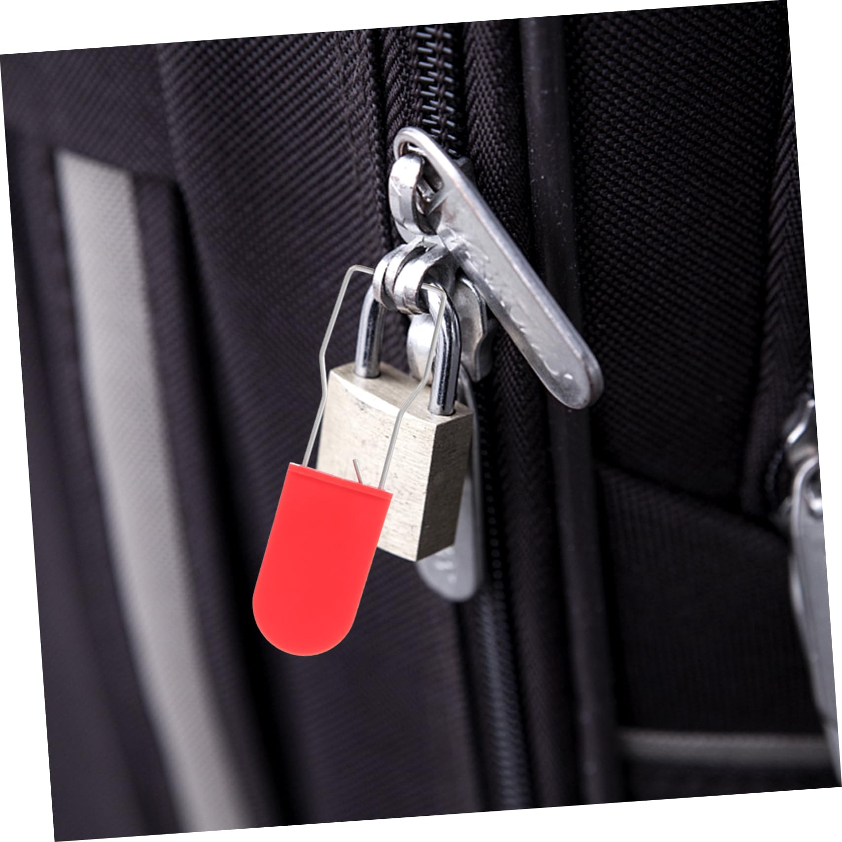 PartyKindom Anti-Tamper Seals 50pcs Plastic Wire Padlock Seals for Security Locks Red