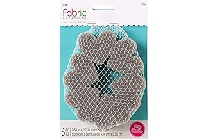 Heart sponges 6 pack for painting - create broad colourful strokes or...