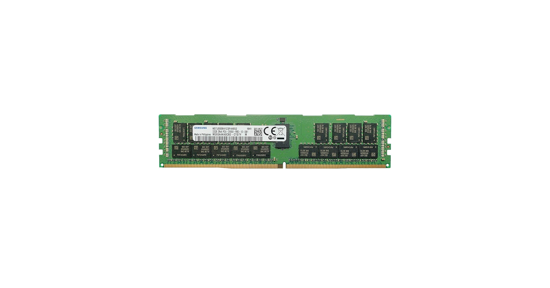 SAMSUNG 32GB M393A4K40CB2-CTD8Q DDR4-2666 ECC RDIMM 2Rx4 PC4