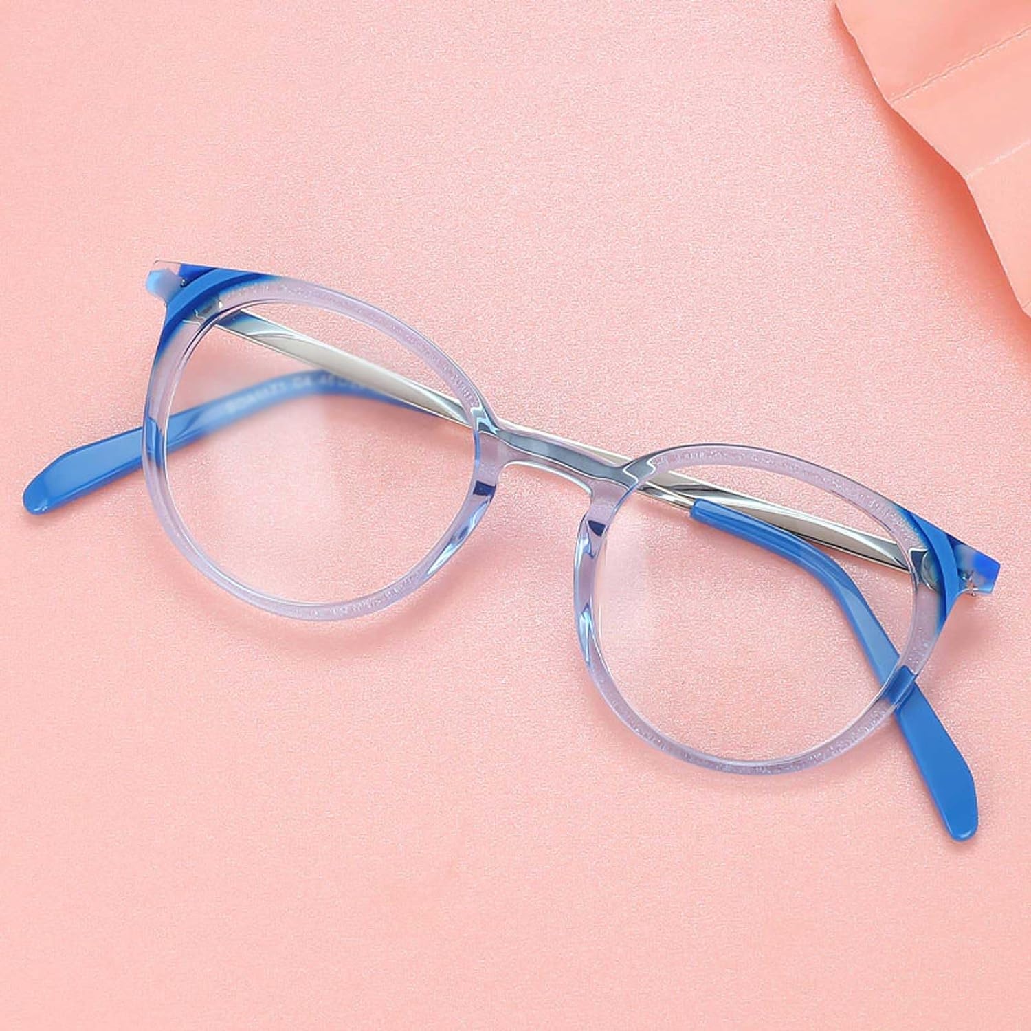 Montature Montature per Occhiali Anti-Luce Blu Montature per Occhiali in Acetato Montature per Occhiali ultraleggere Occhiali da Vista Unisex Lettori di Computer Comodo da Indossare