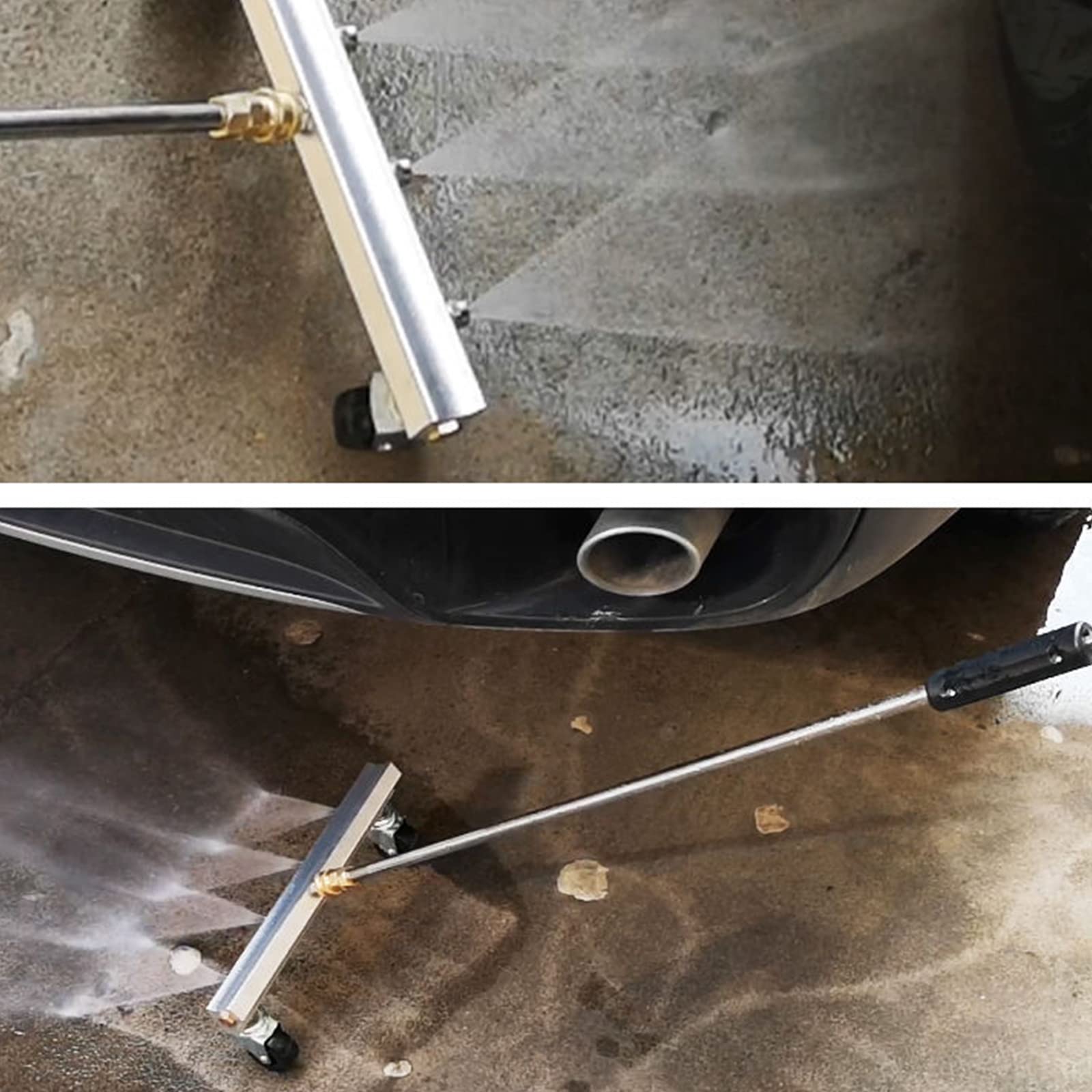 CDIYTOOL 8 ugelli a spruzzo ad alta pressione, 65°, ventola per scopa ad acqua e detergente, punta 1,3 mm, connessione filettata