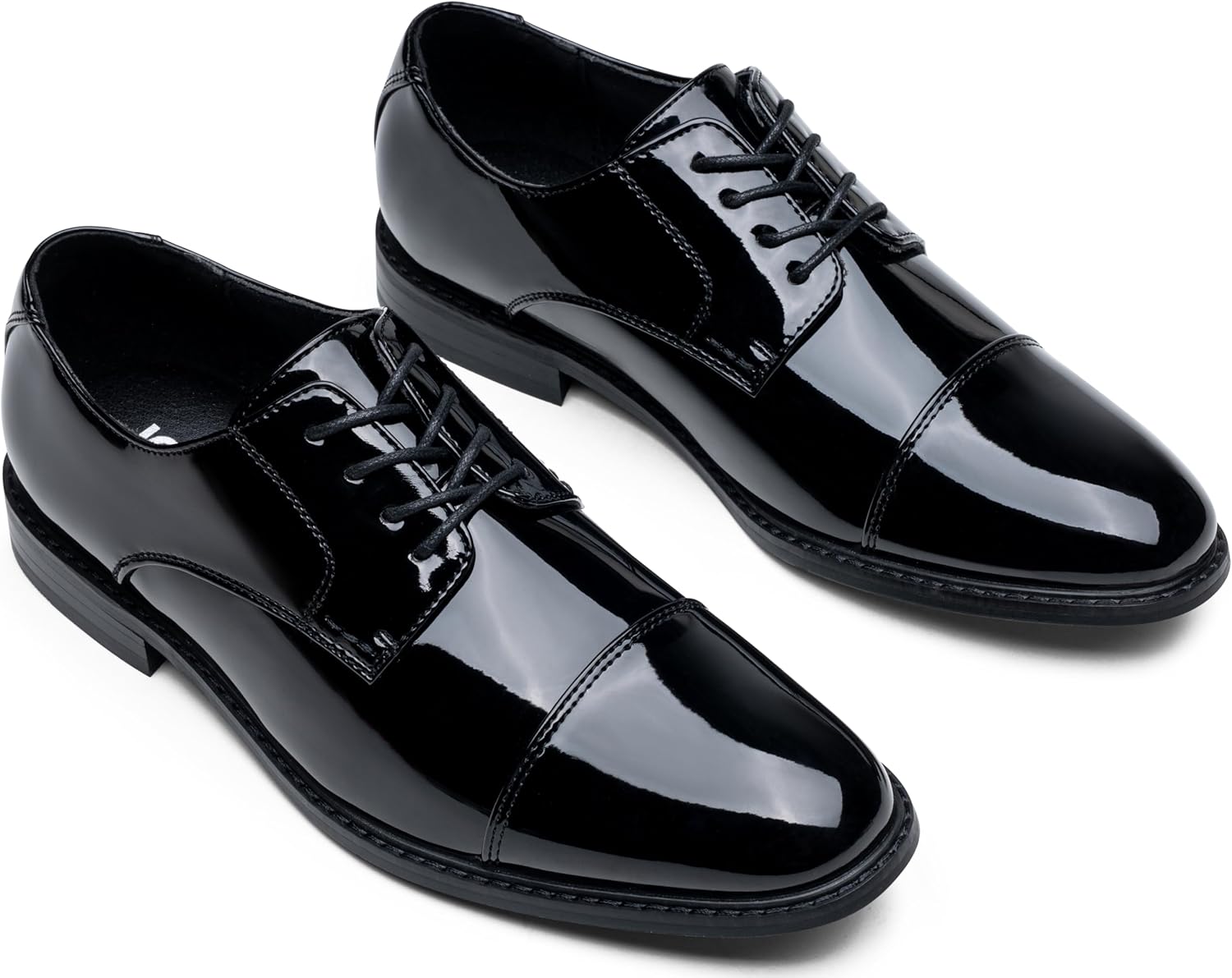 Jousen Men's Dress Cap Toe Shoes Wingtip Brogue Oxfords for Men Business Formal Derby Shoes - Image 2