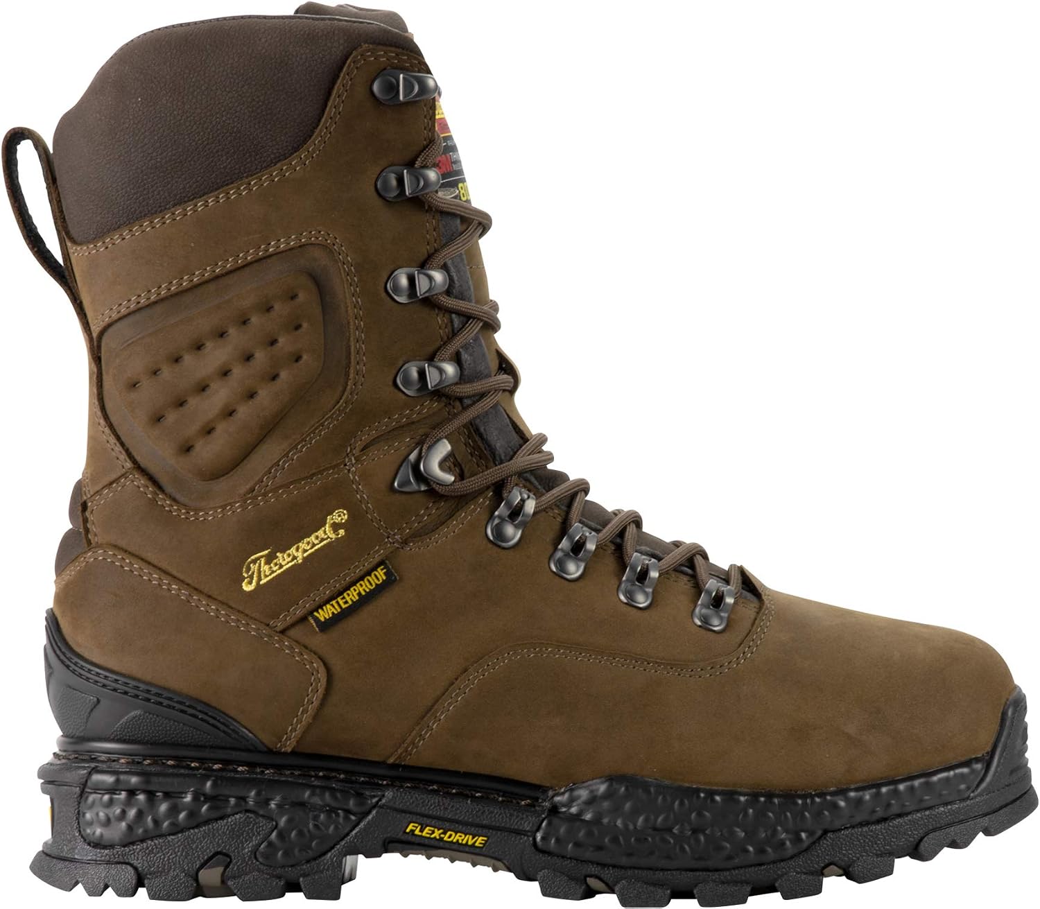 Thorogood Infinity FD Series 9” Waterproof Hunting and Hiking Boots for Men, with Full-Grain Leather, 800g Insulation, and Anti-Fatigue Traction Outsole