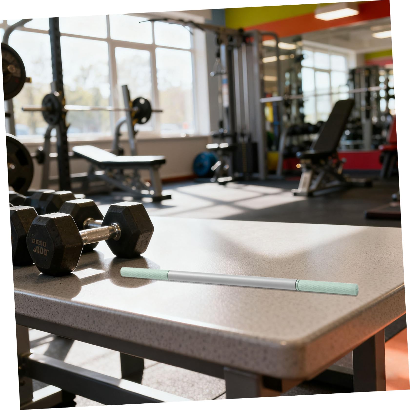 TEHAUX Rodillo Masajeador de Músculos y Material de Acero y Silicona Diseño Ergonómico para Alivio Profundo de Tejidos para Recuperación Preentrenamiento