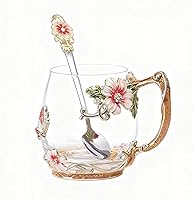 Vista 18 de Regalos navideños para mujeres, mamá, regalos perfectos para Navidad, Día de San Valentín, taza de café esmaltada de vidrio, regalos de cumpleaños