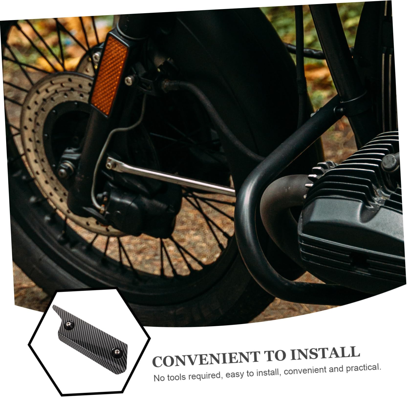 Protezione Termica Per Silenziatore Motocicletta Paracalore Antiscottatura Inossidabile Facile Installazione Design Distintivo Resistente Temperature Estreme