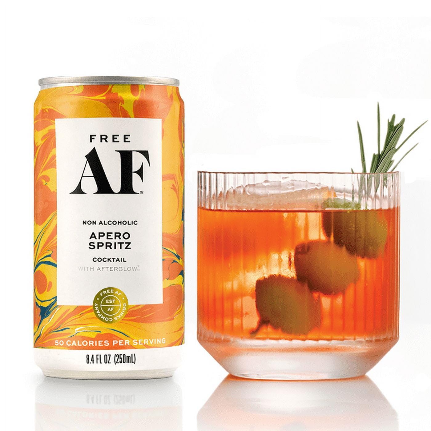 Free AF Non-Alcoholic Mixer Aperol Spritz 4 Pack 1 L (Pack of 6)