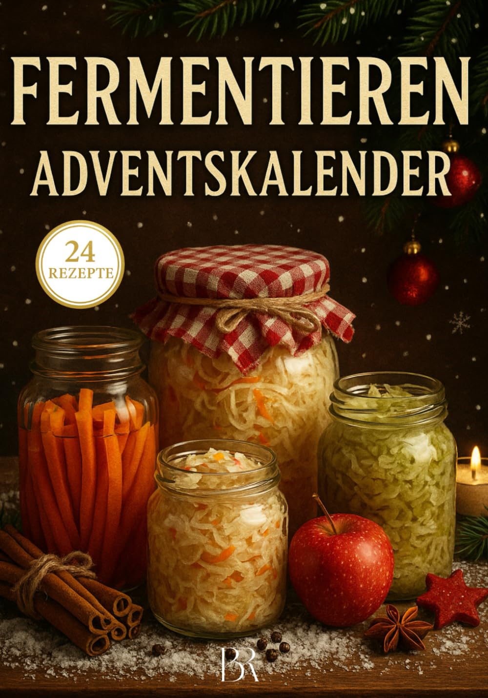 Fermentieren Adventskalender – 24 Winterrezepte zum Selbermachen: Leckere, einfache & natürliche Fermente für die Adventszeit: Sauerkraut, Gemüse, ... gesund, aromatisch und ideal für Einsteiger.