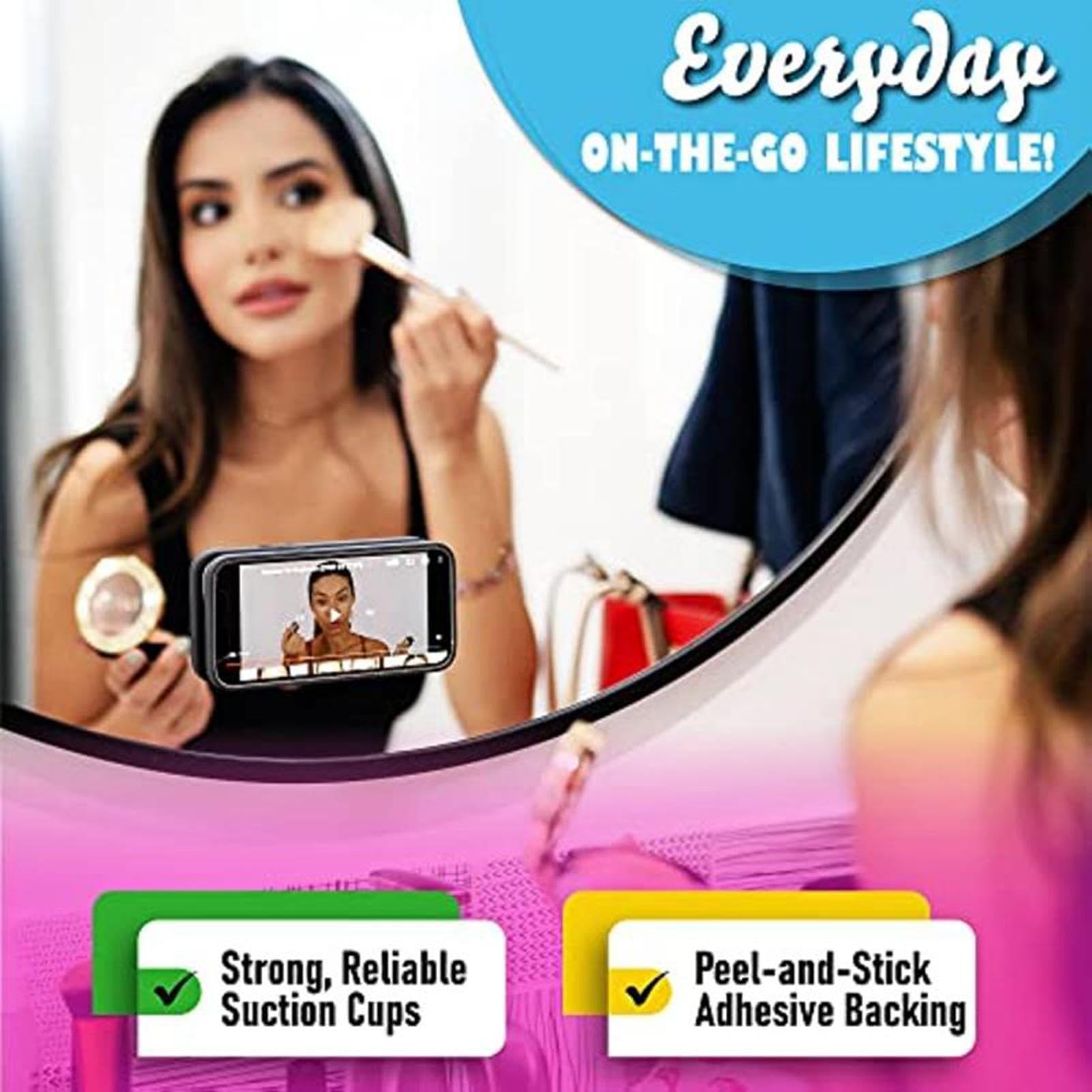 Ventouses en Silicone pour Les modèles de téléphones Portables, Support de téléphone Portable en Silicone, Ventouse pour téléphone Portable, Support antidérapant pour Selfies et vidéos, Support