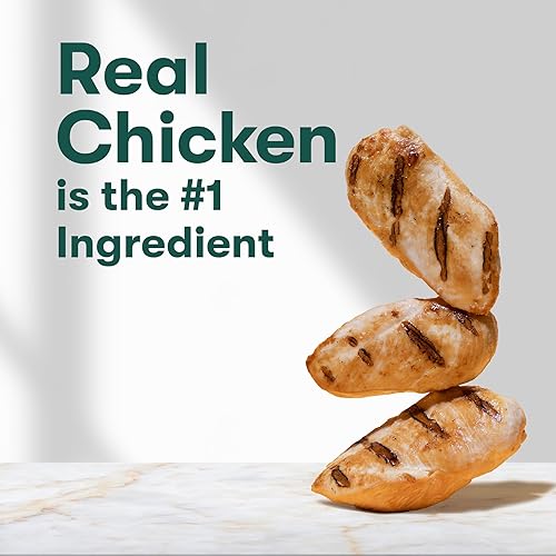 Miniatura 2 de Jinx Chicken Bites - Golosinas naturales suaves para perros, hechas con pollo real ahumado lento, para cachorros, adultos y perros mayores, paquete