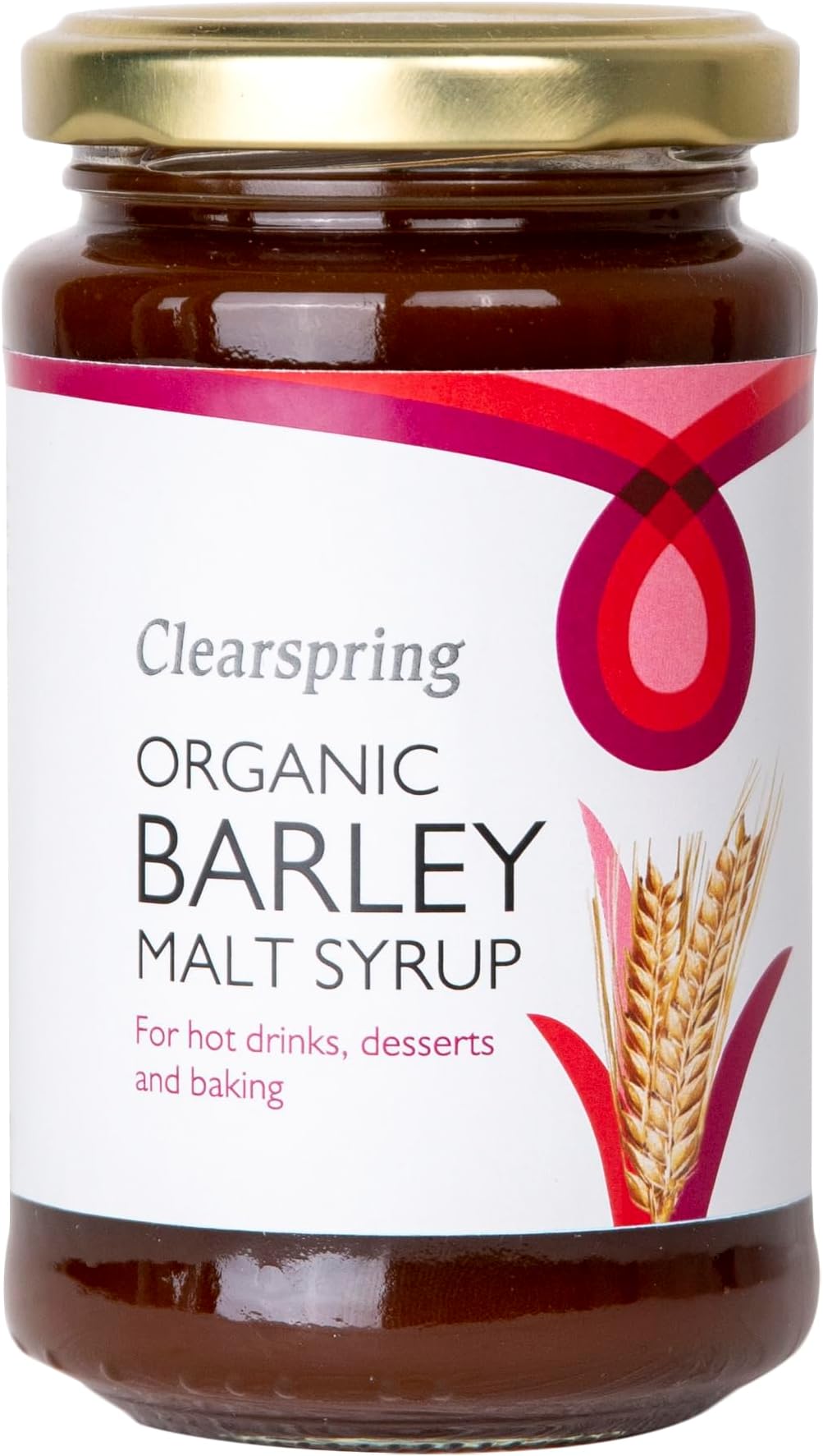 Clearspring Organic Barley Malt Syrup | 300g | Alternative to Refined Sugar | Deep Rich Flavour | Fat Free | Vegan | Reusable Zero Waste Packaging
