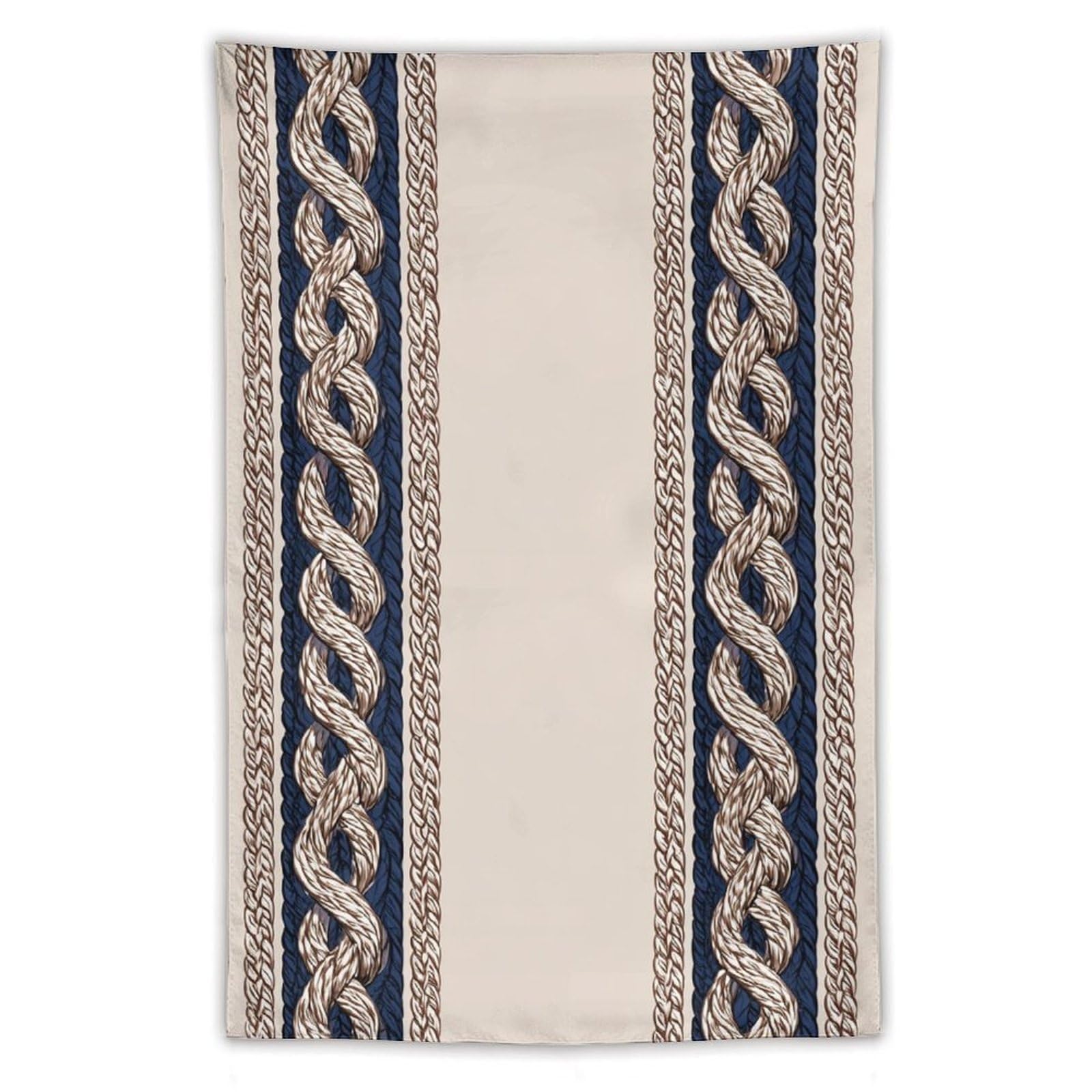 Jubonexis Luxury Ornamental 2 Beige Twisted Rope Texture Tapestry Polyester Aesthetic Wall Hanging Bedroom Living Room Dorm Decor 40"x60"