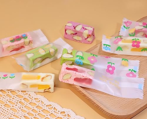 Miniatura 4 de Penta Angel Bolsas de caramelo de turrón, 400 unidades, de plástico transparente, para regalos, bolsas de embalaje para fiestas temáticas de