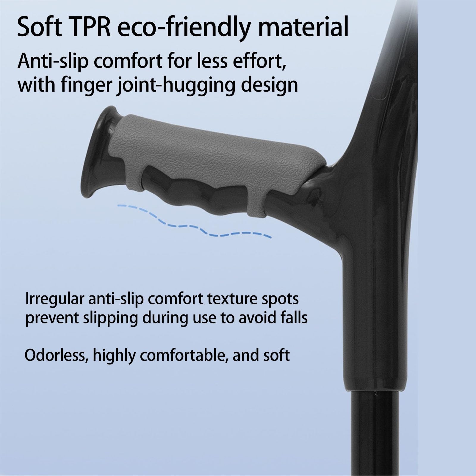 Plegables Y Portátiles Muletas Para Antebrazo Para Adultos, Diseño Compacto Para Viajar, 10 Niveles De Altura Ajustable Muletas Para Caminar Para Trabajos Pesados Caminar(Negro,1Pcs)