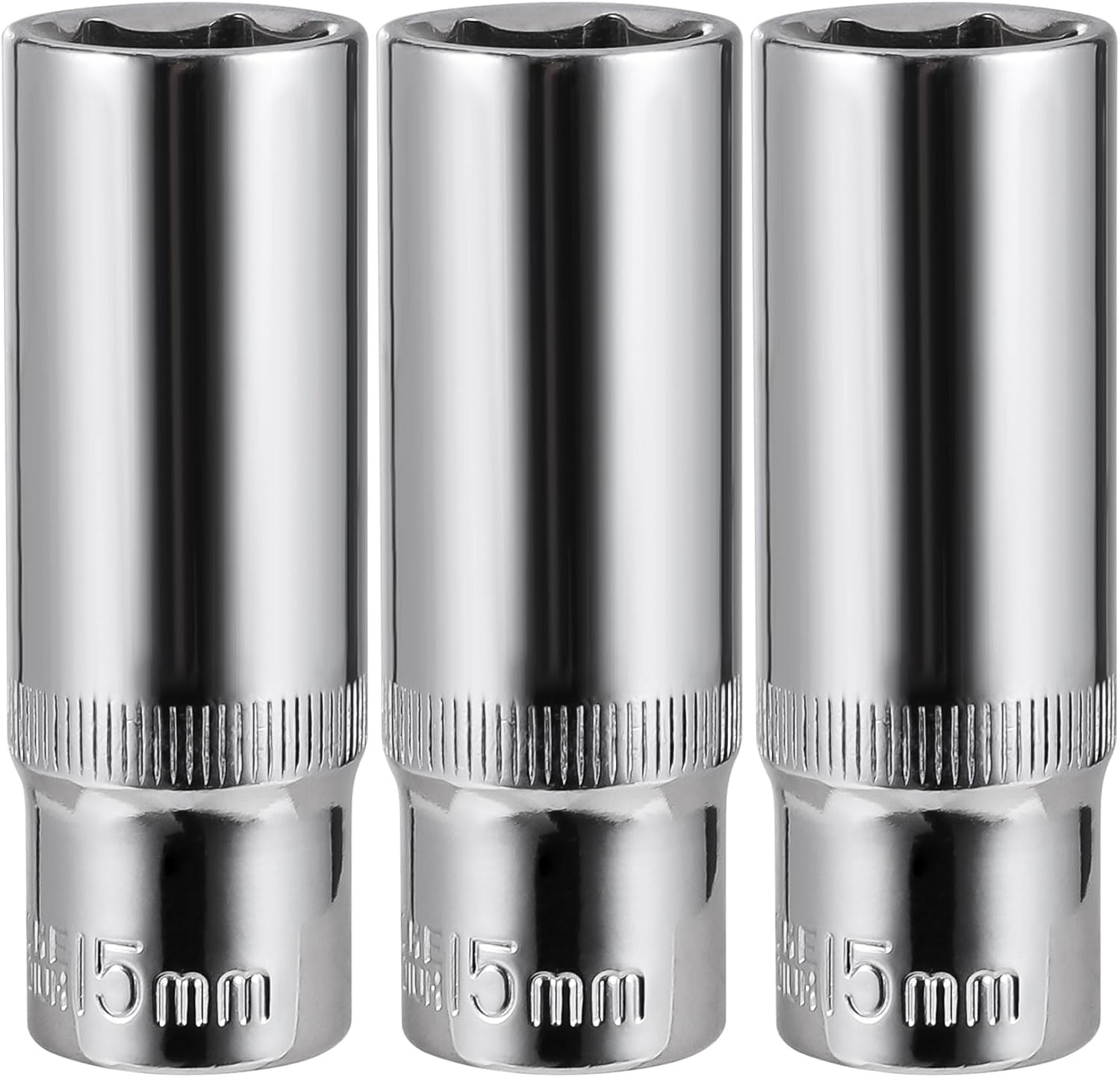 12-Piece 8mm Shallow Socket Set, 3/8-Inch Drive, 6-Point, Metric
