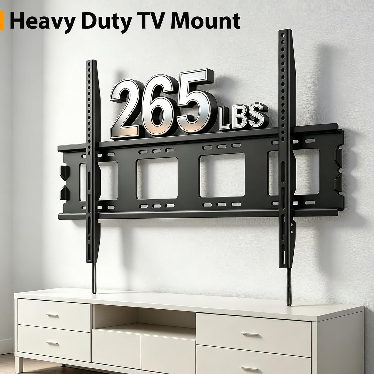 TV Wall Mount for 50-120 inch Quick Release Lock Low Profile Bracket image 4