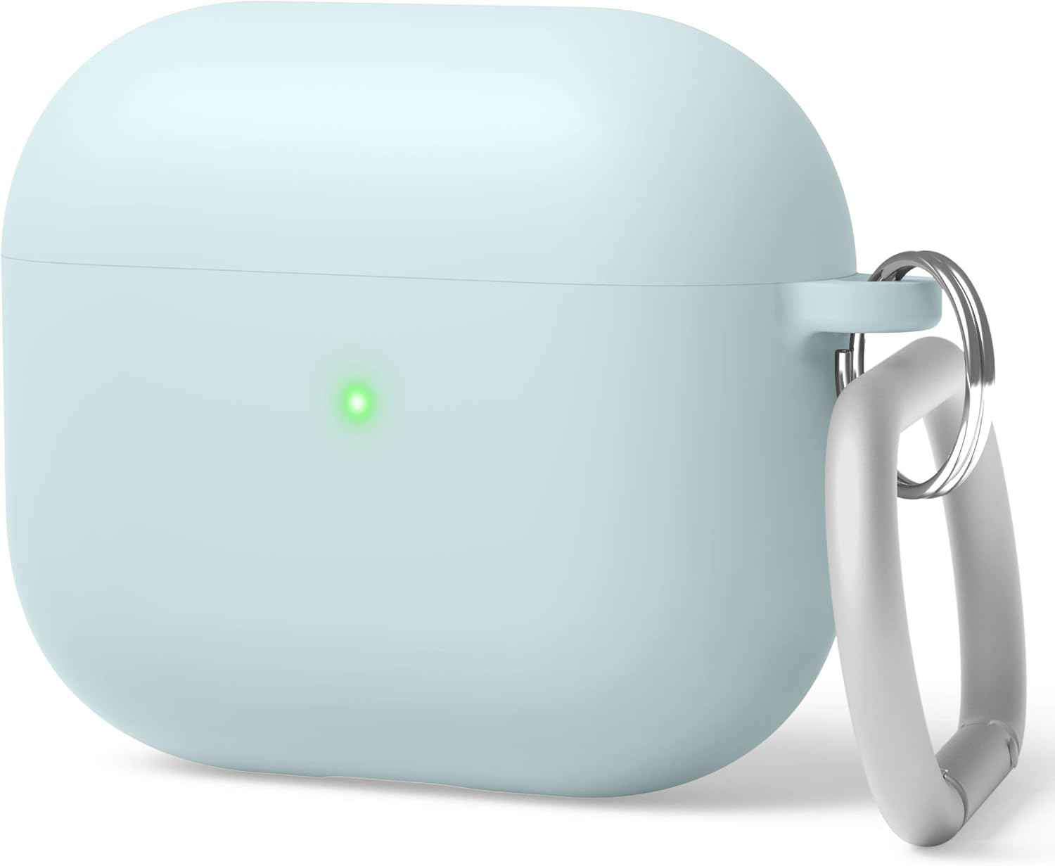 elago Liquid Hybrid Case with Keychain Compatible with AirPods 3 Case Cover - Triple Layer Structure Protection (Mint)