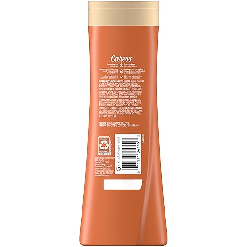 Miniatura 2 de Caress Gel de baño de mango y almendras para una piel suave y rejuvenecida, jabón corporal de 20 onzas líquidas, paquete de 4