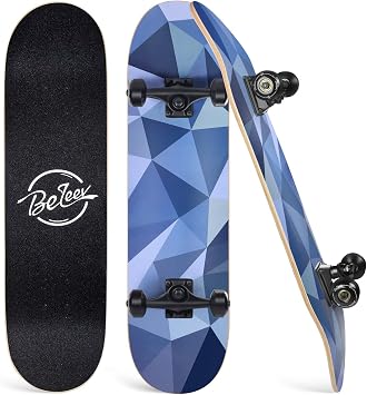 BELEEV Skateboard Complet Concave 31 Pouces en Érable Canadien