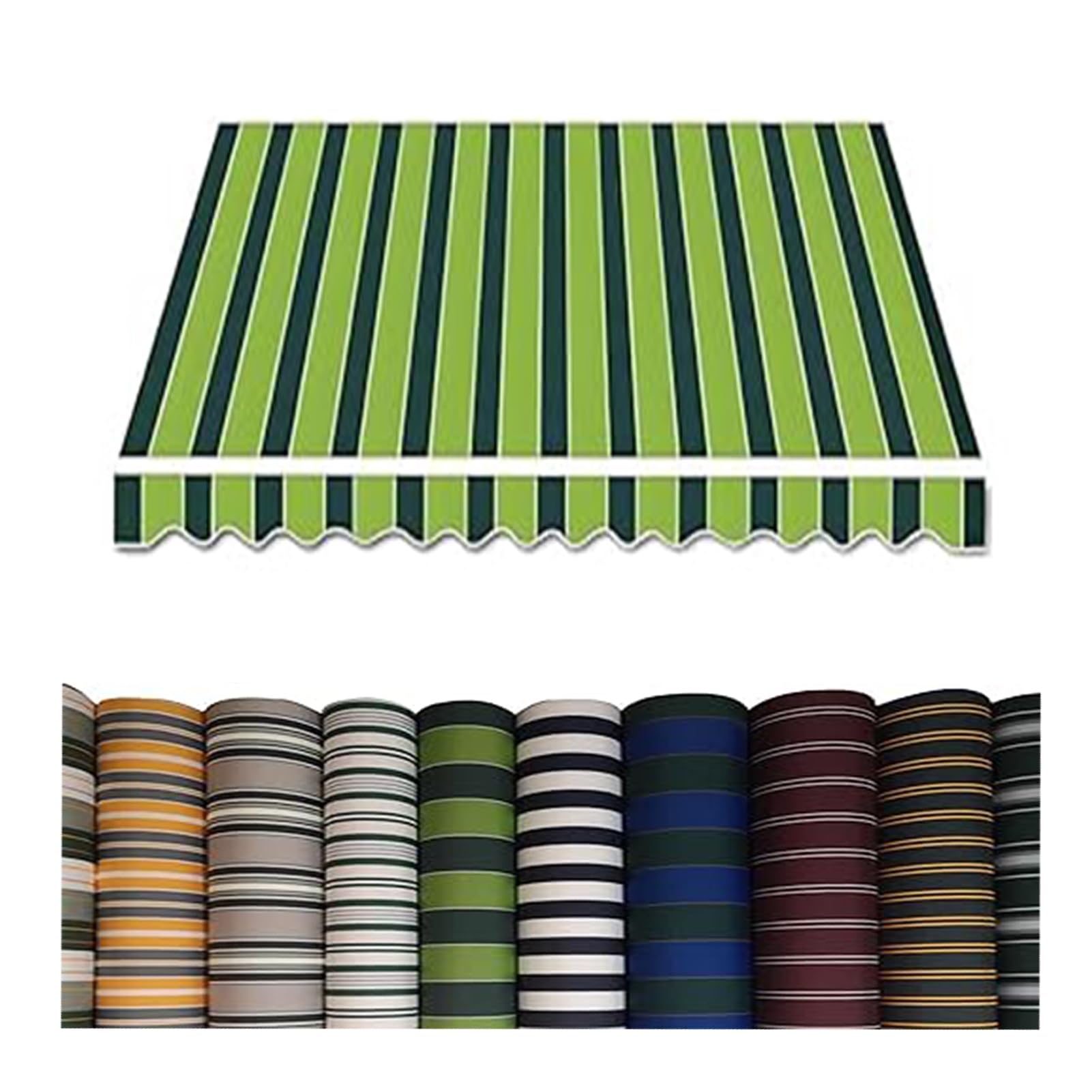 Toldo retráctil para patio de poliéster impermeable y resistente para terraza exterior