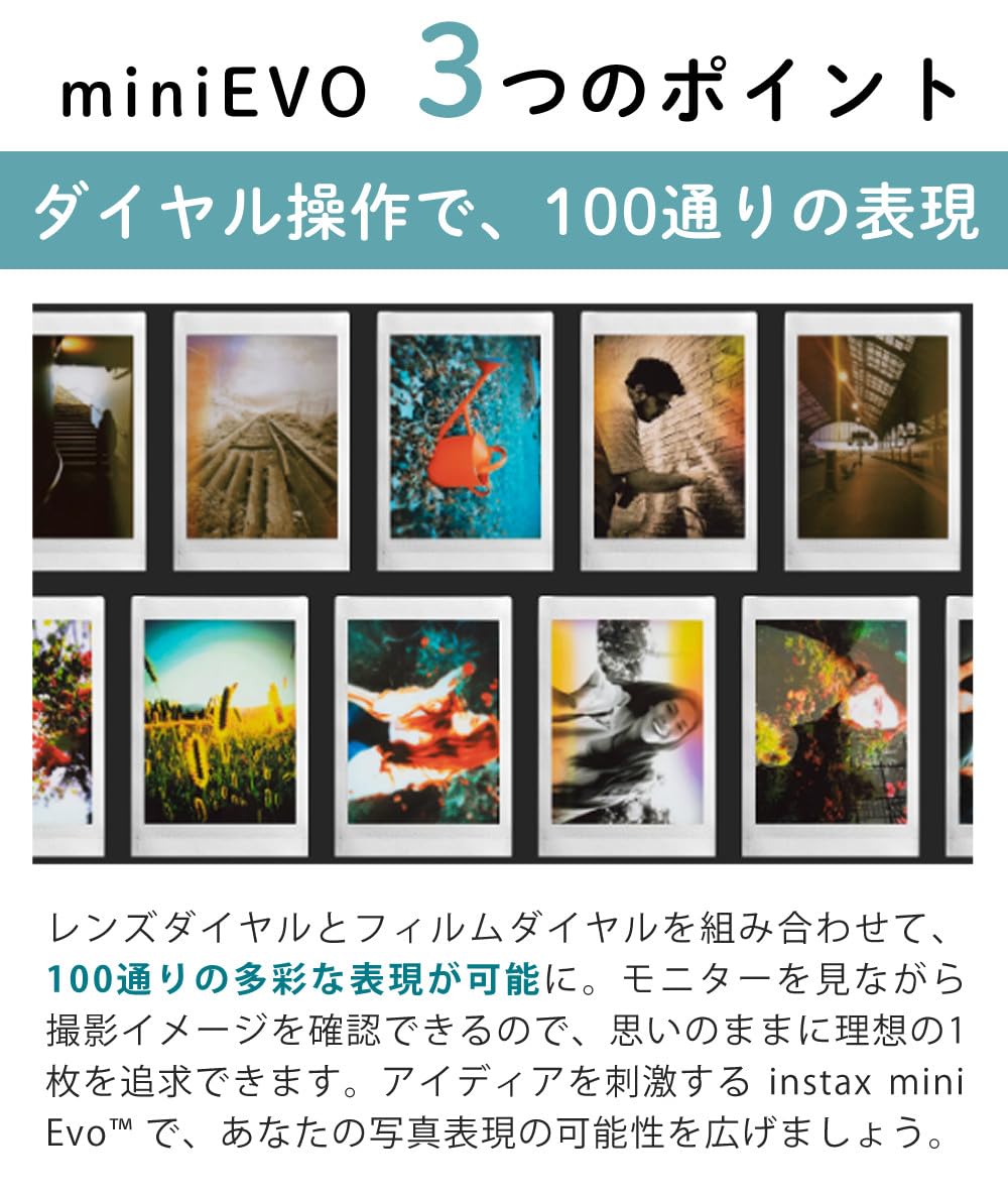 Amazon | チェキ instax mini Evo ジェントルローズ 専用純正ケース