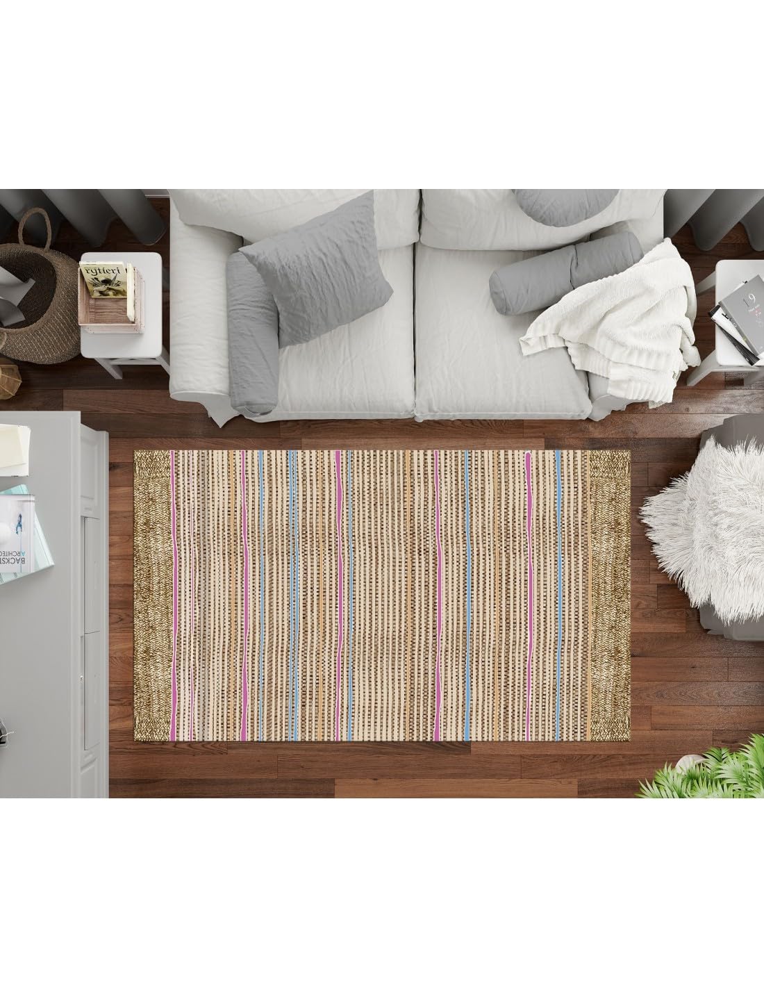 Mani Textile Tapis Bahar Multicolore 160x230cm