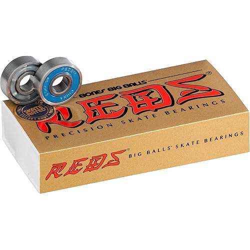Bones Big Balls Reds Skate Bearings 8mm 16 Pack