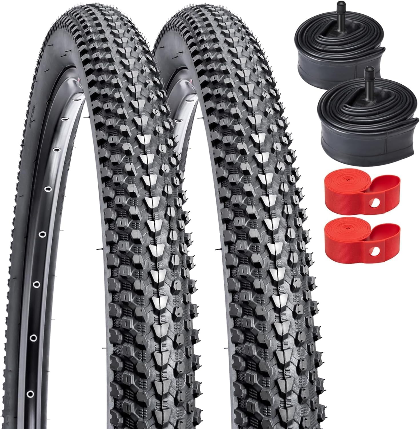 YunSCM 26" Bike Tires 26X2.125/57559 and 26" Bike Tubes