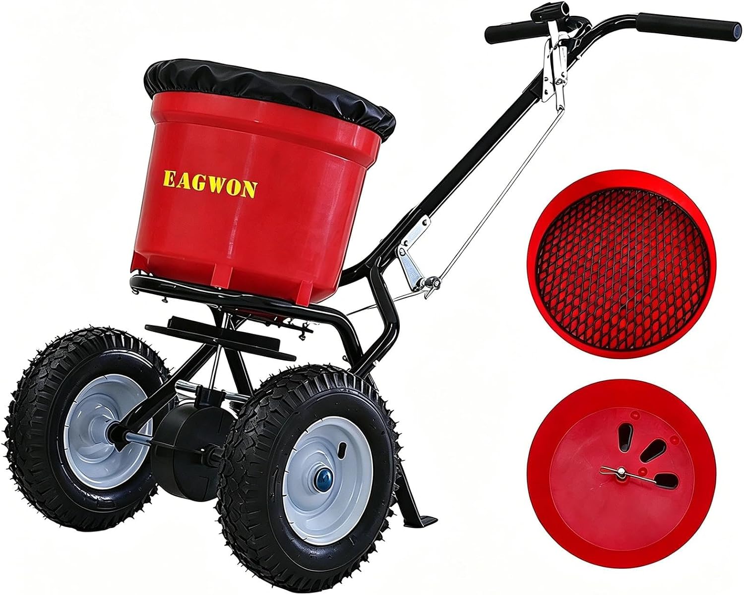 50lb Broadcast Spreader for Lawn Care