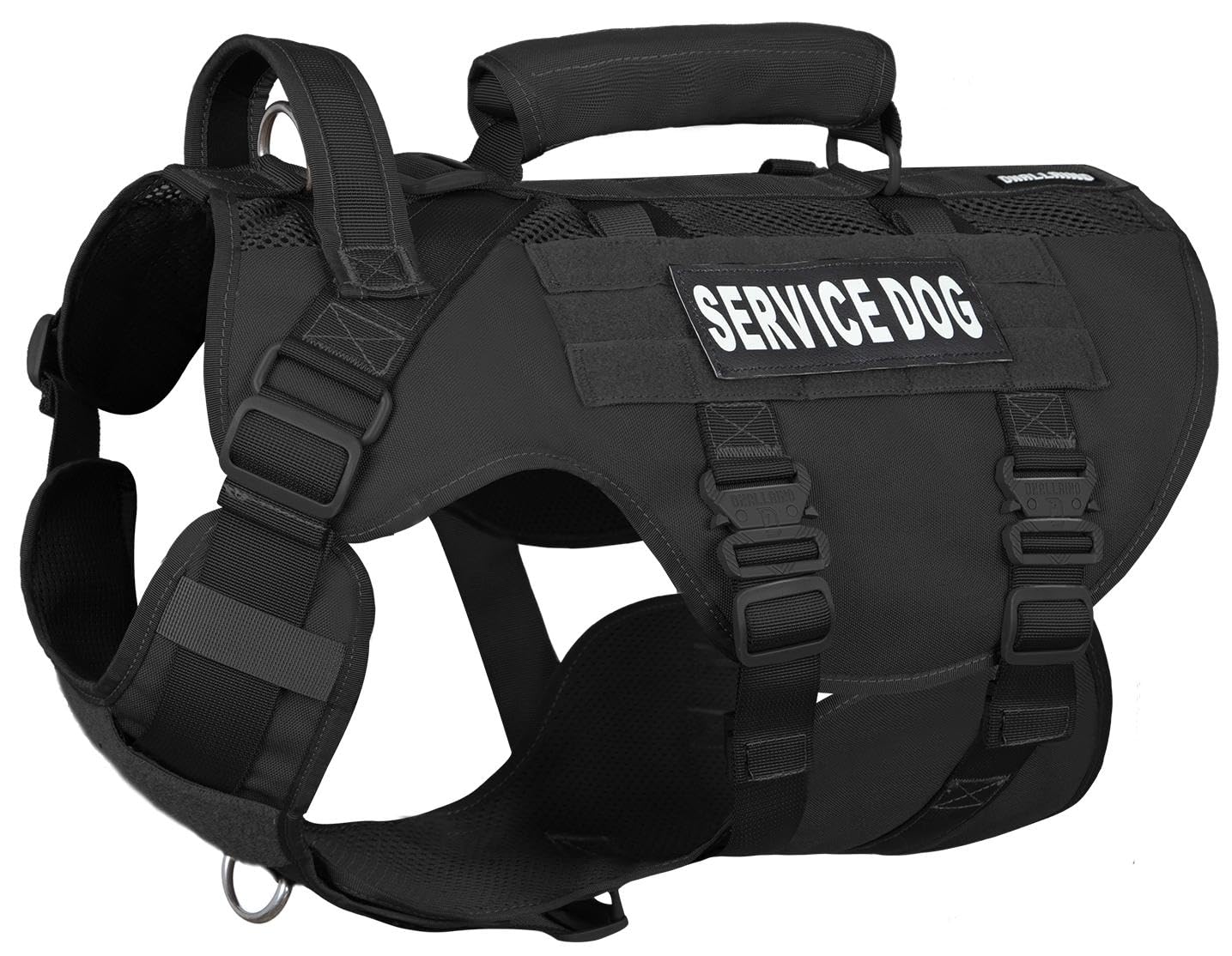 Dnallrino harnais tactique (L, noir)