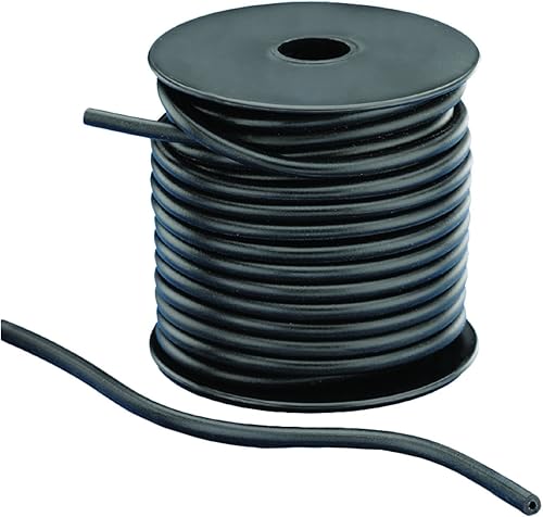 Pine Ridge Silicone Peep Tubing Black 50 ft.