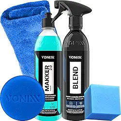 Kit Pintura Queimada Makker 2.0 Maquiador Automotivo Cera Carnaúba Blend Black Aplicador Vonixx Pano Espuma Yamase