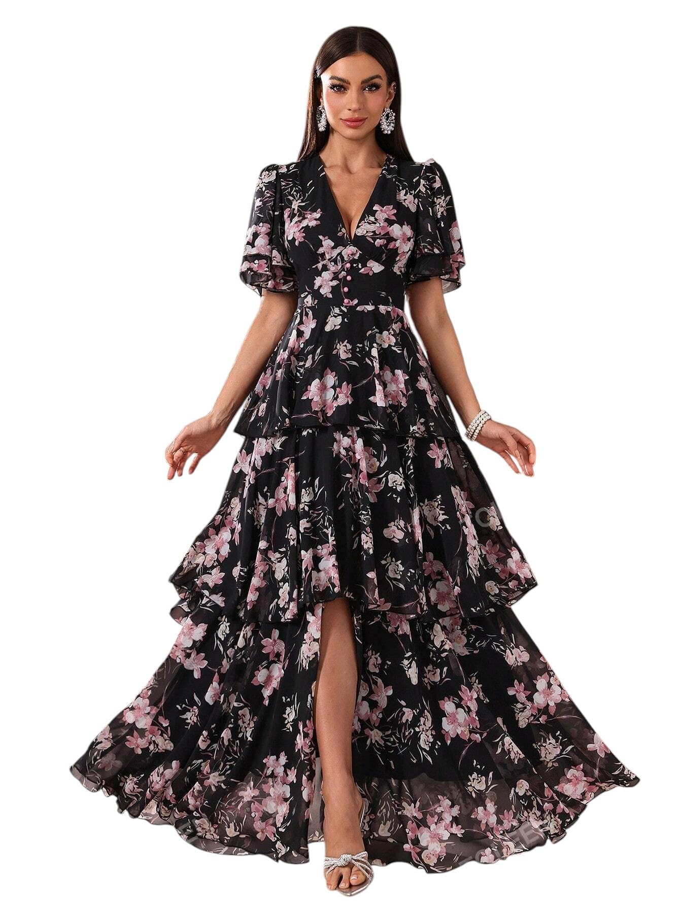 Litzo Dresses For Women || Western Dresses For Women (L-45-L) Black