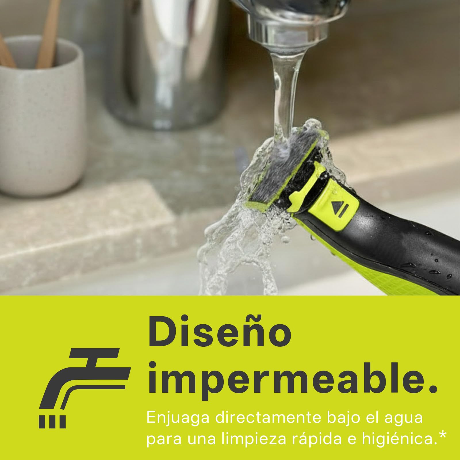 Juego de 4 cuchillas de recambio y 3 peines guía, compatibles con one blade QP2520 QP2630 QP2724 QP2734 QP2834 QP6510