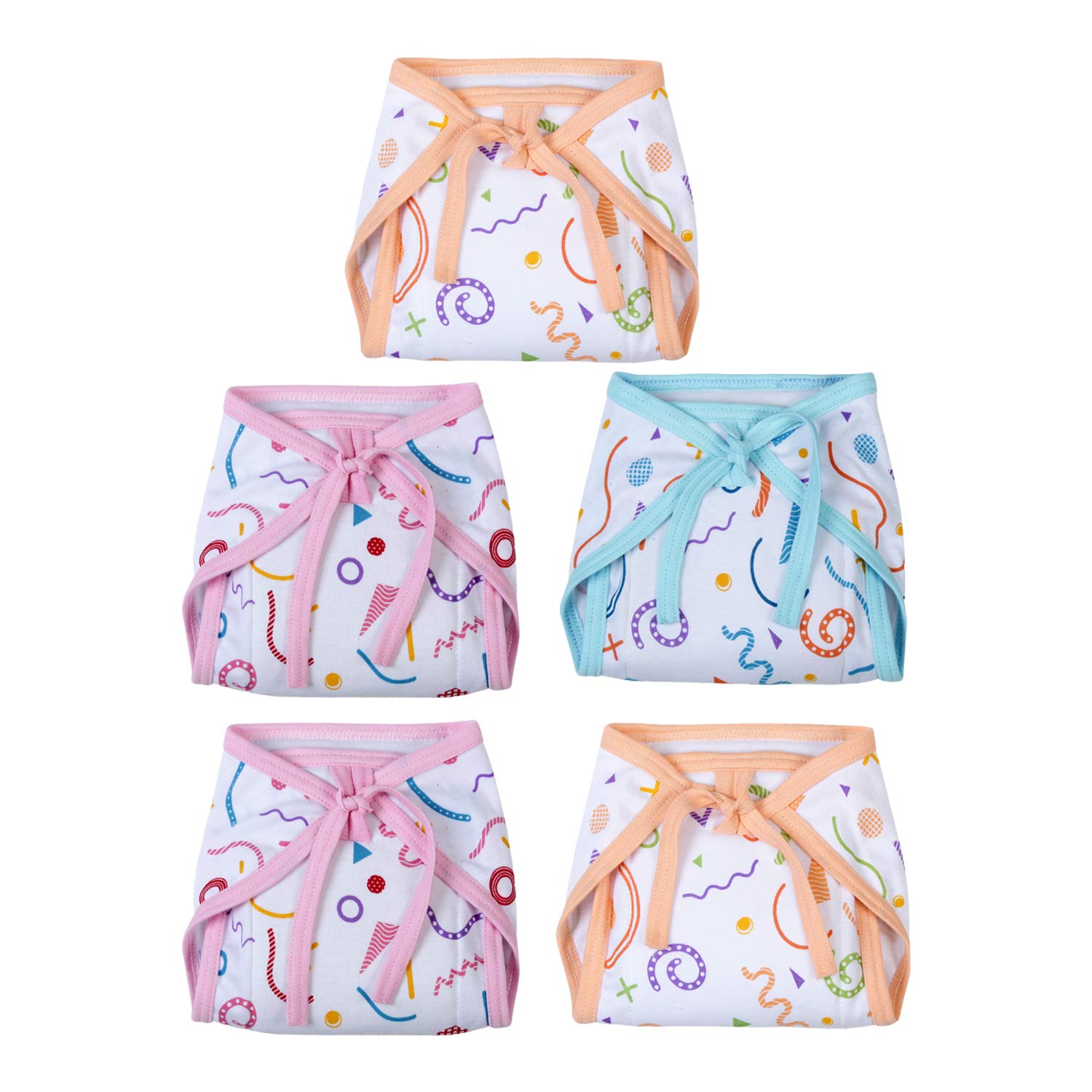 Buy Superminis Baby Cotton Nappies Printed, Reusable, Cushioned Nappy