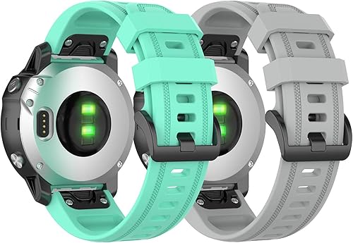 Ajuste para Garmin Fenix 6S Pro correas de reloj para mujeres y hombres Fenix 5S Plus banda 0787in Quickfit silicona correas de repuesto accesorios